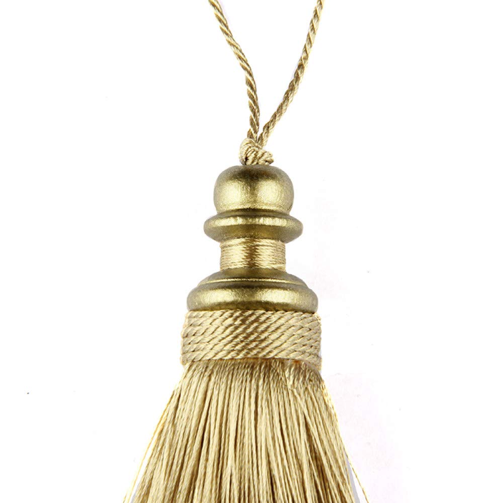 QUNINE 4 Piezas/8 Piezas de borlas largas para Manualidades, Suministros Decorativos, Bricolaje, Cortina, Ropa, cordón de Costura, Flecos, Adornos Colgantes, Mezcla, 4 Piezas (Mezcla de 4 Piezas)