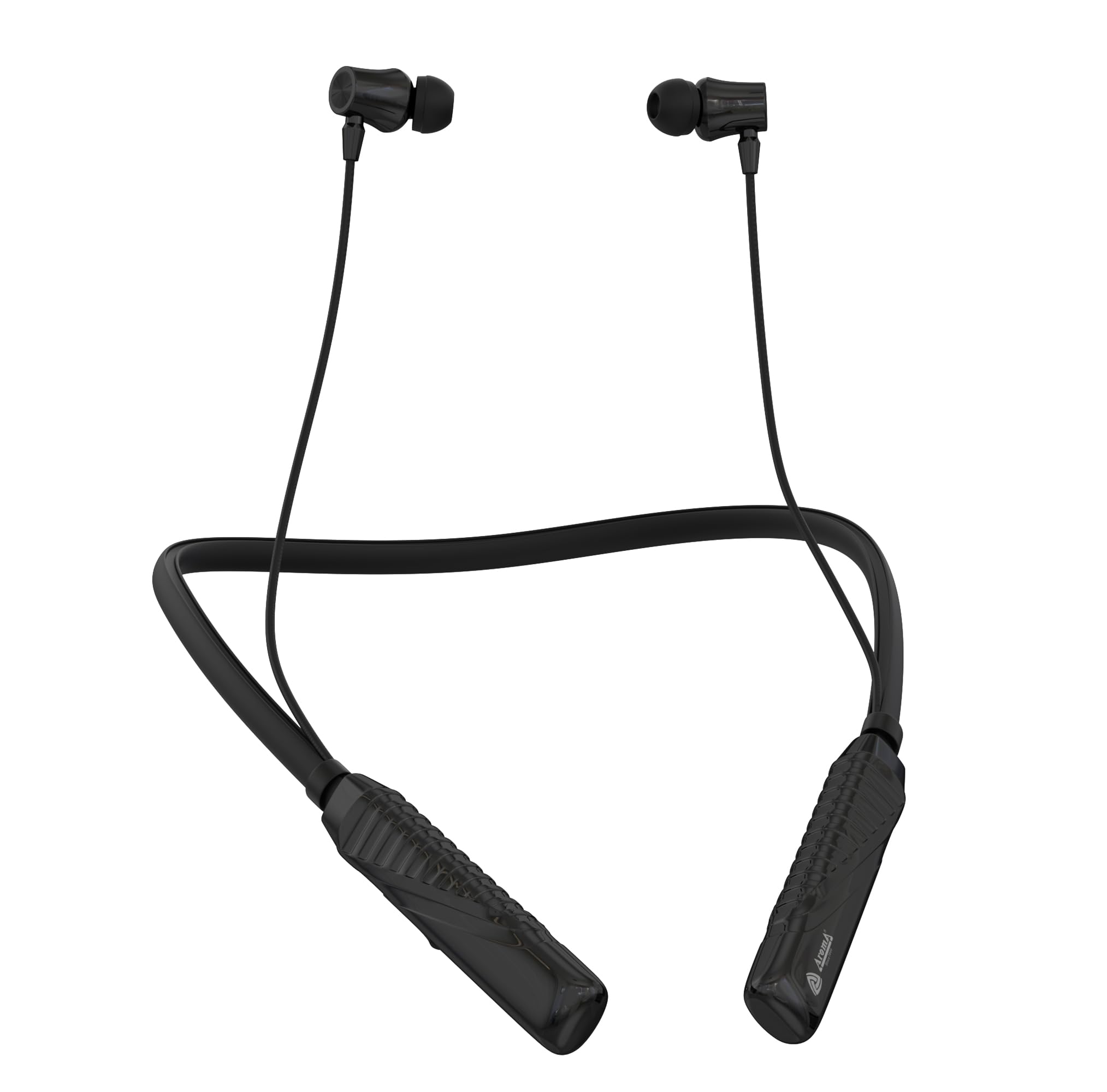 AROMA NB124 Blynk Wireless Neckband – Up to 100H Playtime | ENC | Voice Changer | Fast Charging (Metallic Black)-image-29