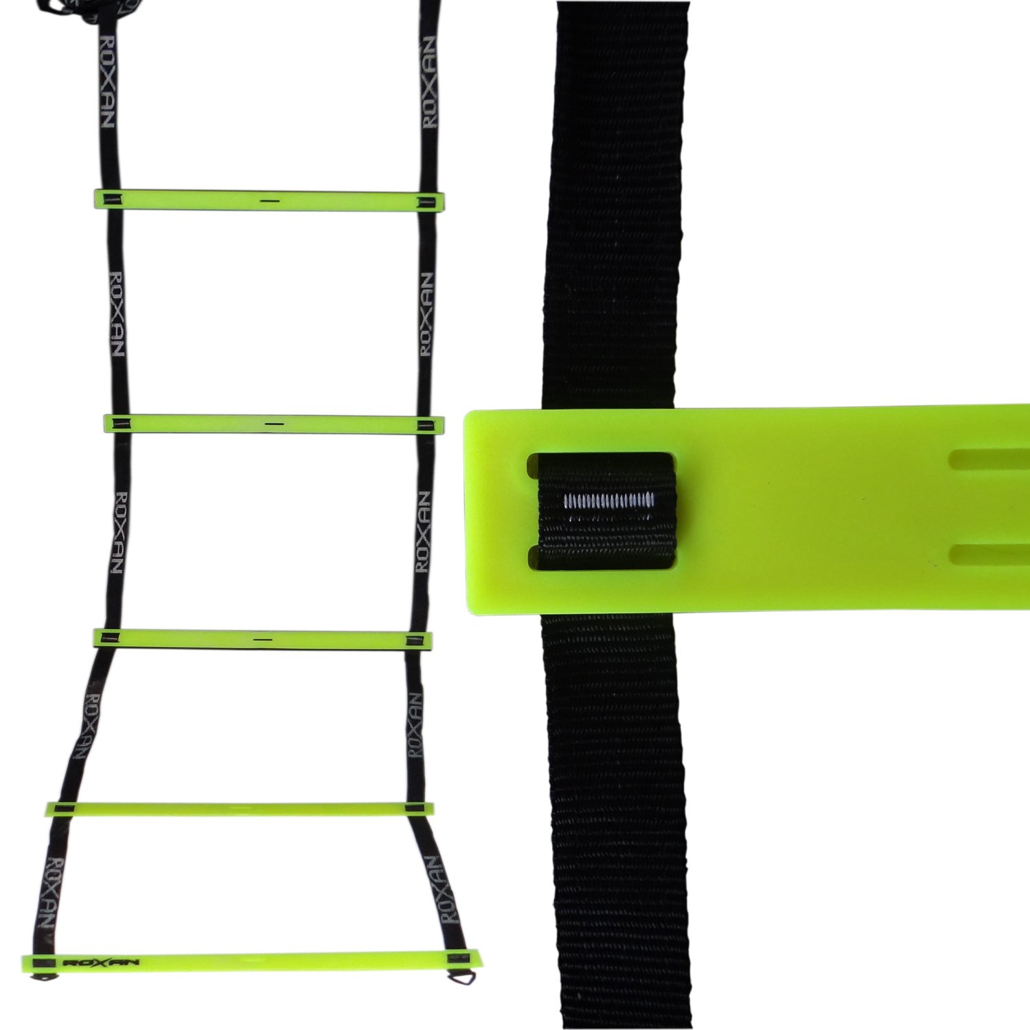 Roxan Regular 4 MTR Agility Ladder with Carry Bag (Parrot Green) (4)-picture-31