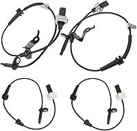 TRSFO 4pc Front & Rear ABS Wheel Speed Sensors for 2013-2017 Honda Accord - Durable Replacement Set