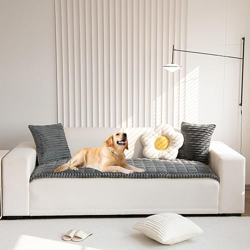 Miniatura 4 de Fundas de sofá antideslizantes y mullidas para mascotas, fundas de cojín lavables para perros grandes