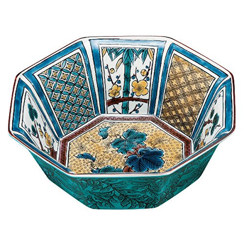 Amazon.co.jp: 九谷焼 7号八角鉢 吉田屋K5-322 : ホーム＆キッチン