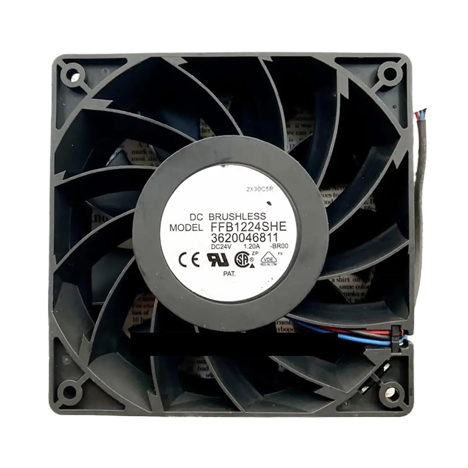 UWUKCJOKQ FFB1224SHE 12038 24 V 1.20 5500RPM Cooling Fan 120 * 38mm