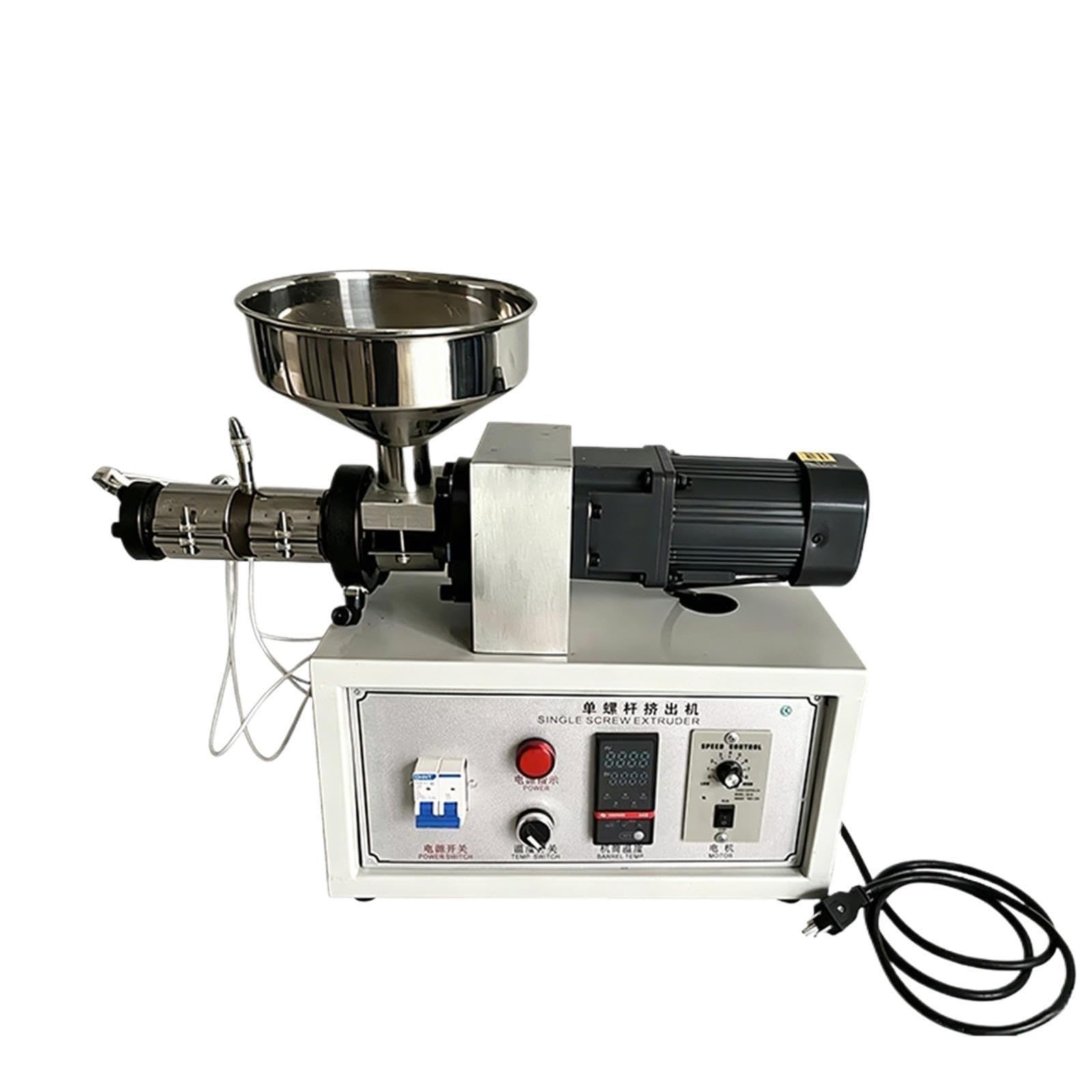 Fabricante de filamentos de impresión 3D - Extrusora de escritorio de un solo tornillo de alta velocidad de 0,5 kg/h para línea de producción completa de extrusora de filamentos 3D(SJ20-10 Extruder)