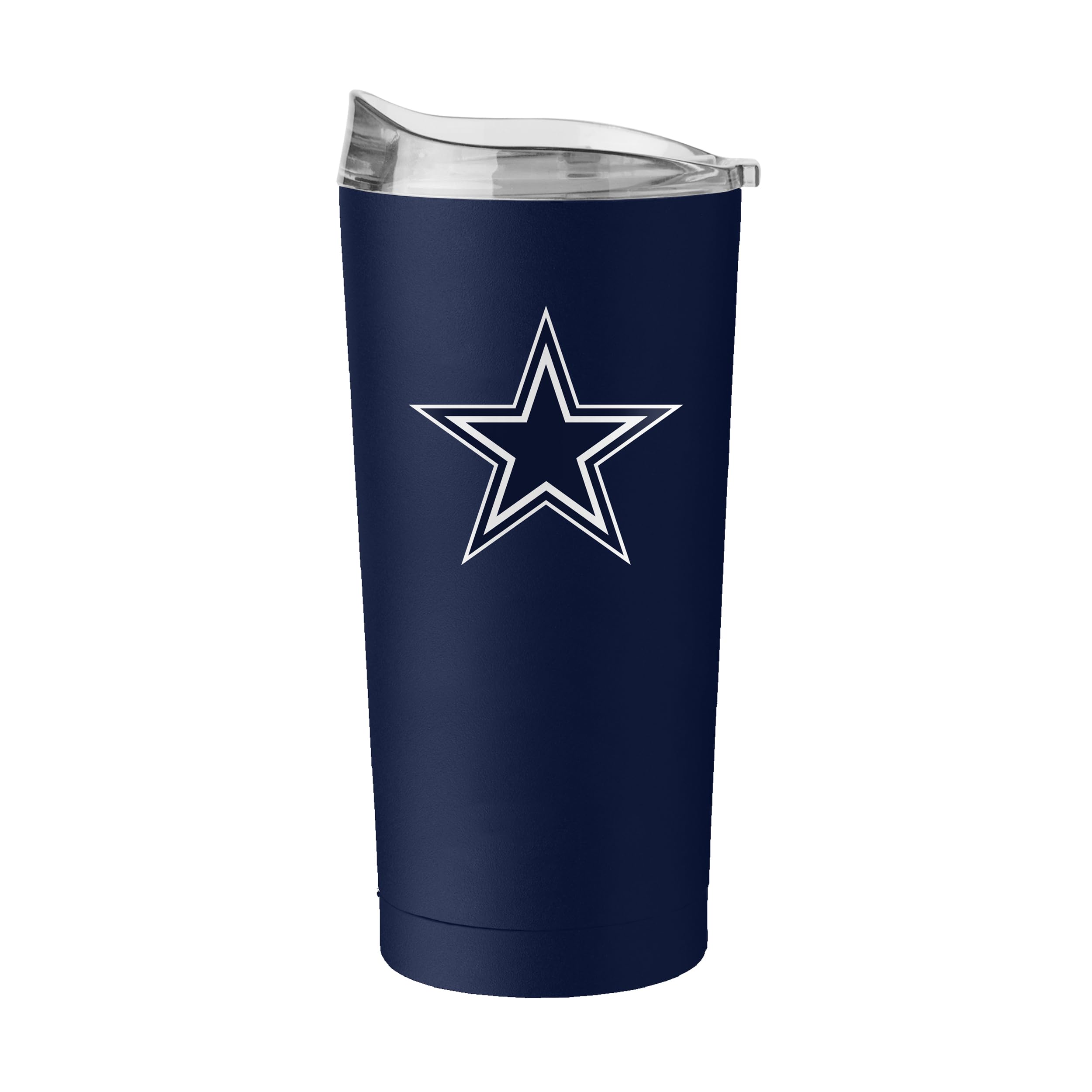FANMATS NFL Dallas Cowboys 20 oz Stainless Steel Tumbler — Powder-Coated | 20 Fluid Ounces | Vacuum Insulated | Team Color