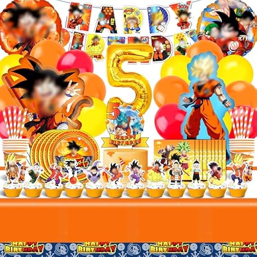 100 unidades Deco Dragon 5 años, cumpleaños de 5 años, niño dragón, globo Deco, kit de cumpleaños, vajilla set, plato, gatea, decoración para fiestas de cumpleaños, fiestas infantiles | Ya disponible en tu tienda friki favorita! En mundofriki.es!