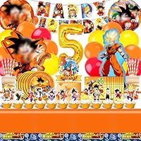 100 unidades Deco Dragon 5 años, cumpleaños de 5 años, niño