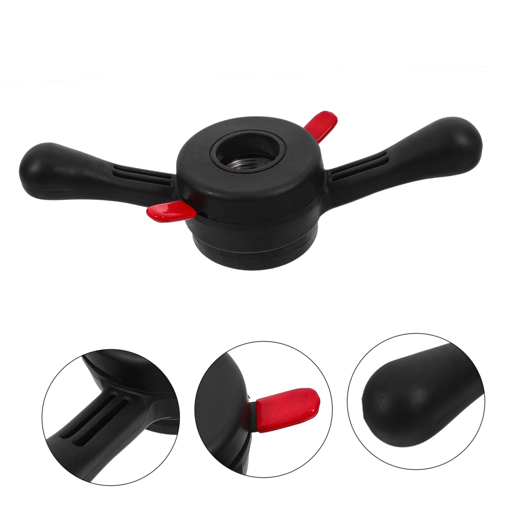 Ciieeo Bilanciatore Rapido per Ruote Auto Dado 38mmx3mm in Nailon | Nero, Struttura Robusta e Leggera, Strumento per Mozzo e Albero, Accessorio per Manutenzione Gommista