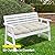 Sweet Home Collection Patio Chair Cushions Outdoor Loveseat Lounge Seat Pads Premium Comfortable Thick Fiber Fill Tufted 44" x 19", 1 Count (Pack of 1), Cream