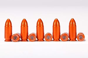 A-Zoom 9MM Luger SNAP Cap, Orange