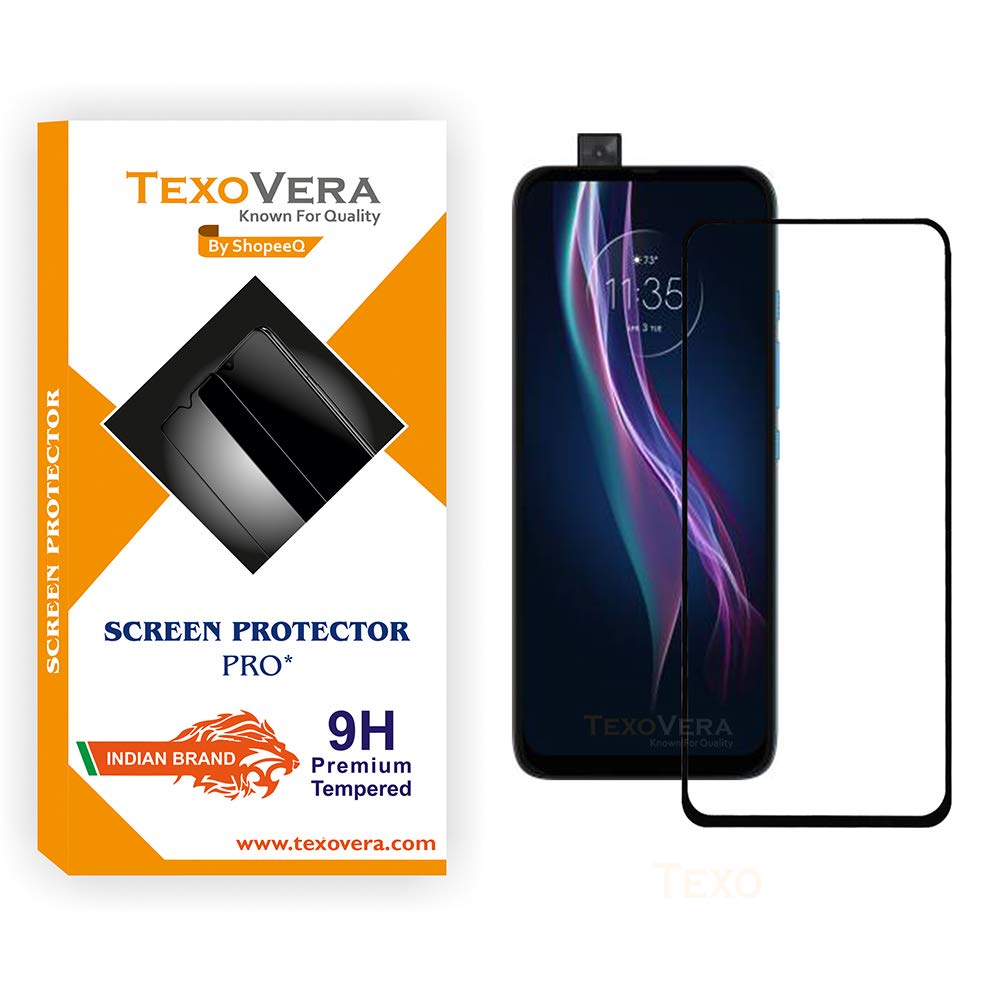 TexoVera Edge To Edge Full Screen Coverage Screen Protector For Moto One Fusion Plus Tempered Glass Moto One Fusion+, Oppo F11 Pro, Vivo Z1 Pro With Installation Kit (Black) for Smartphone (B08JD8PBY9) Amazon Price History, Amazon Price Tracker