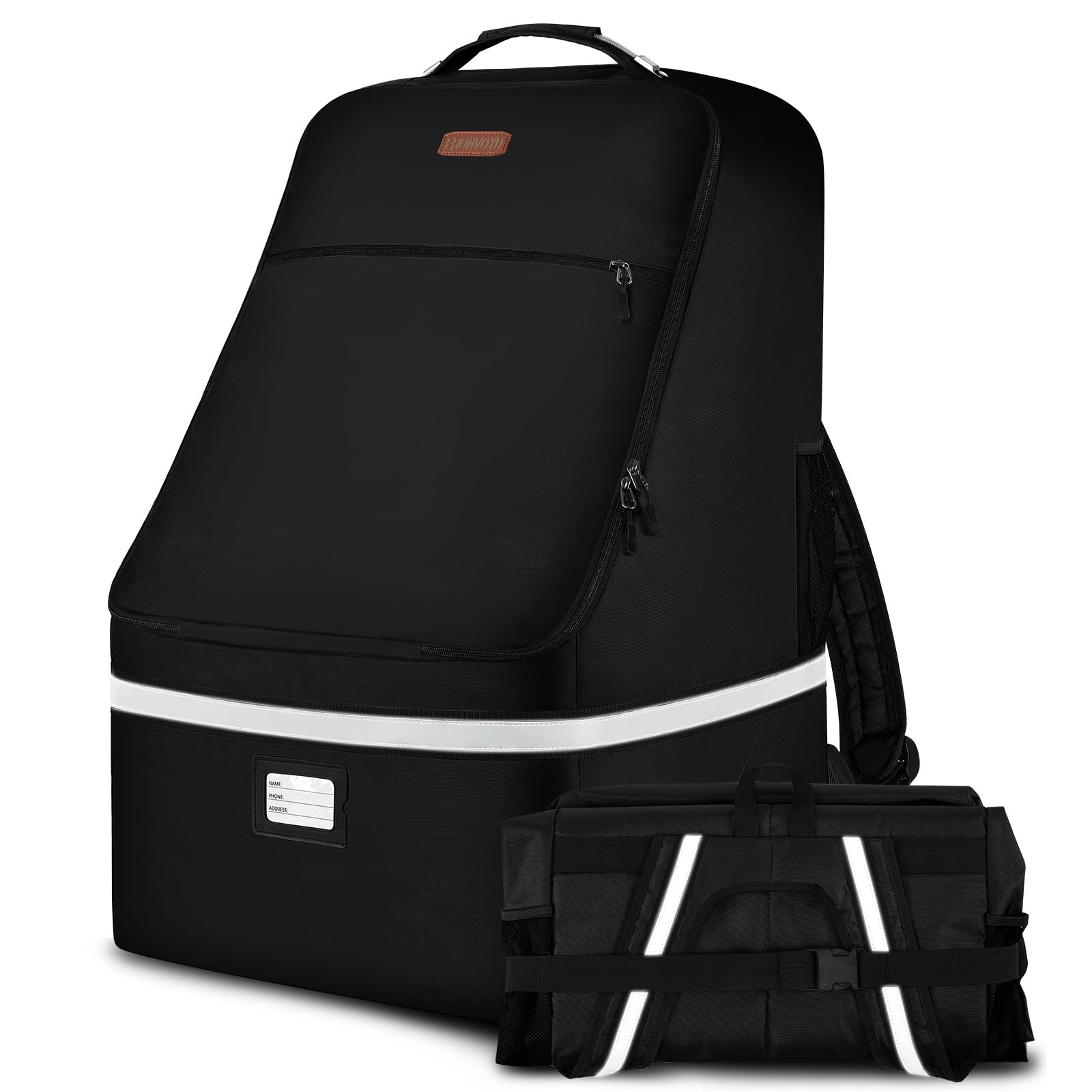 SINVICKO Borsa da viaggio per seggiolino auto,Seggiolini auto Zaino Grande Borsa per seggiolino auto,Borsa per il controllo del cancello dell'aeroporto,Borsa da viaggio per seggiolino per bambini