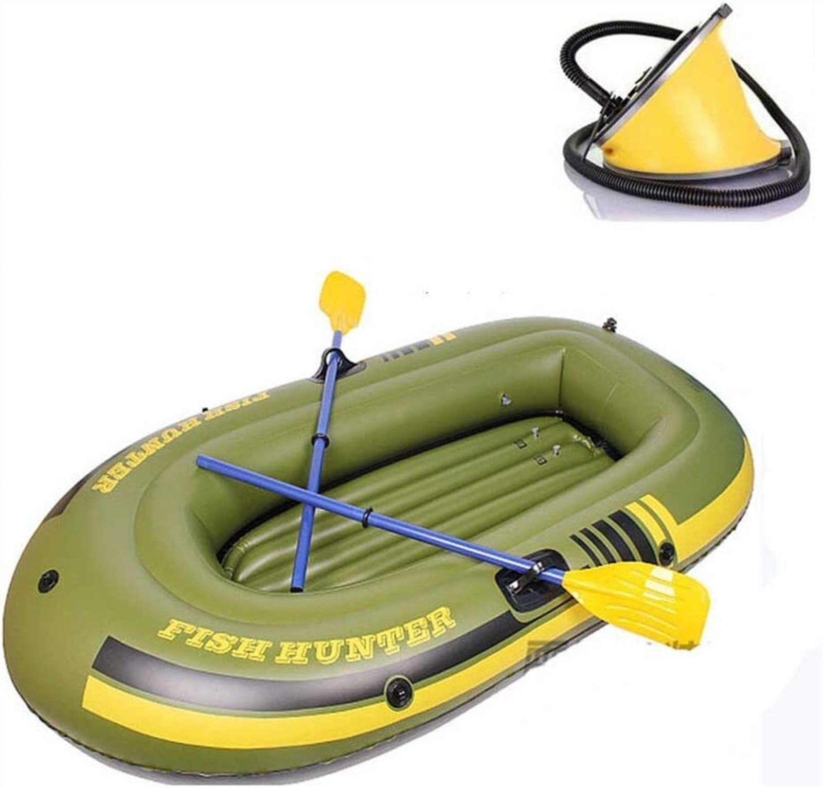 Kayak gonflable ELzEy 192x115cm pour pêche et sports nautiques en eau douce
