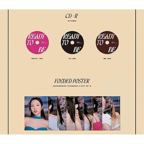 Miniatura 4 de TWICE - LISTO PARA SER 12º Mini álbum+Beneficio de Pre-Pedido+Póster Plegado (ver al azar / CD solamente, sin póster)