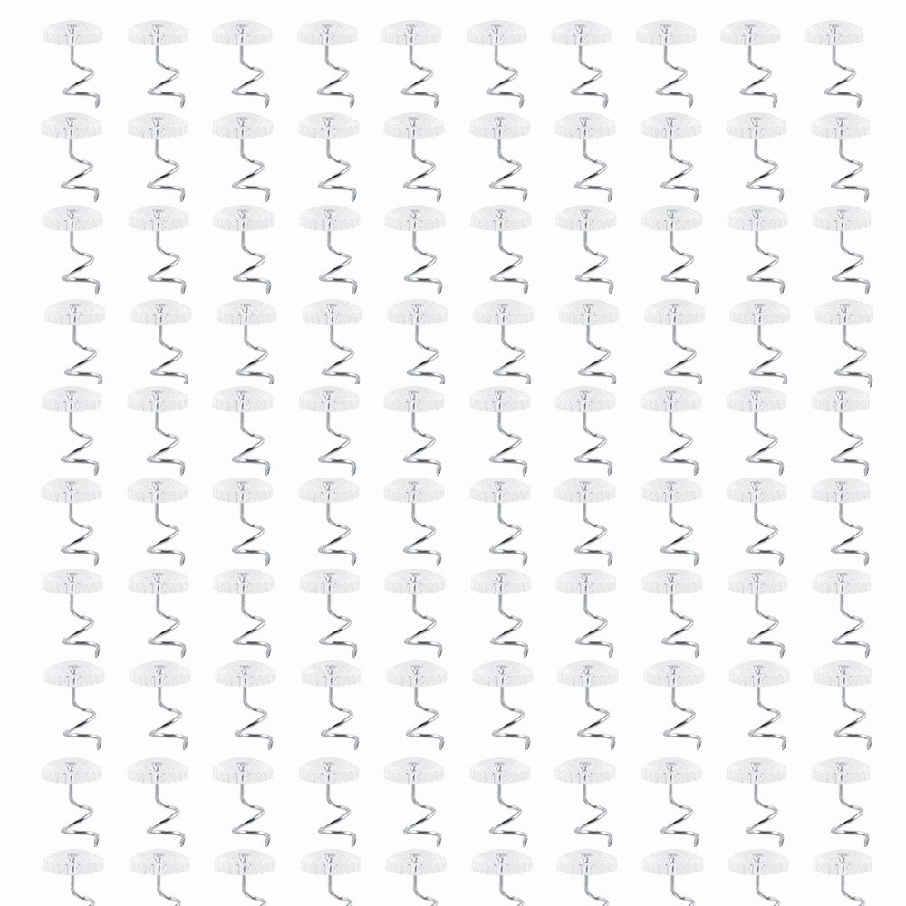 ZJchao Upholstery Twist Pins, 50/100pcs Upholstery Twist Pins for Couch Chair Car Sofa Headliner Repair Loose Drapery Craft (100pcs)