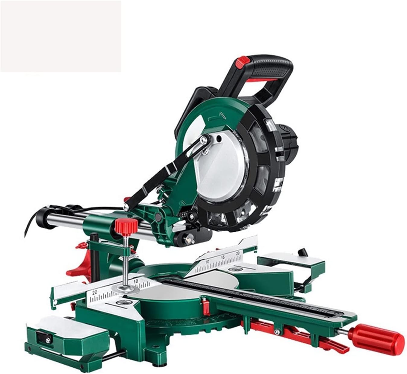 Electric Miter Saw High Precision Sliding Table Saw Mini Wood Cutting Machine 8inch for Household Woodworking