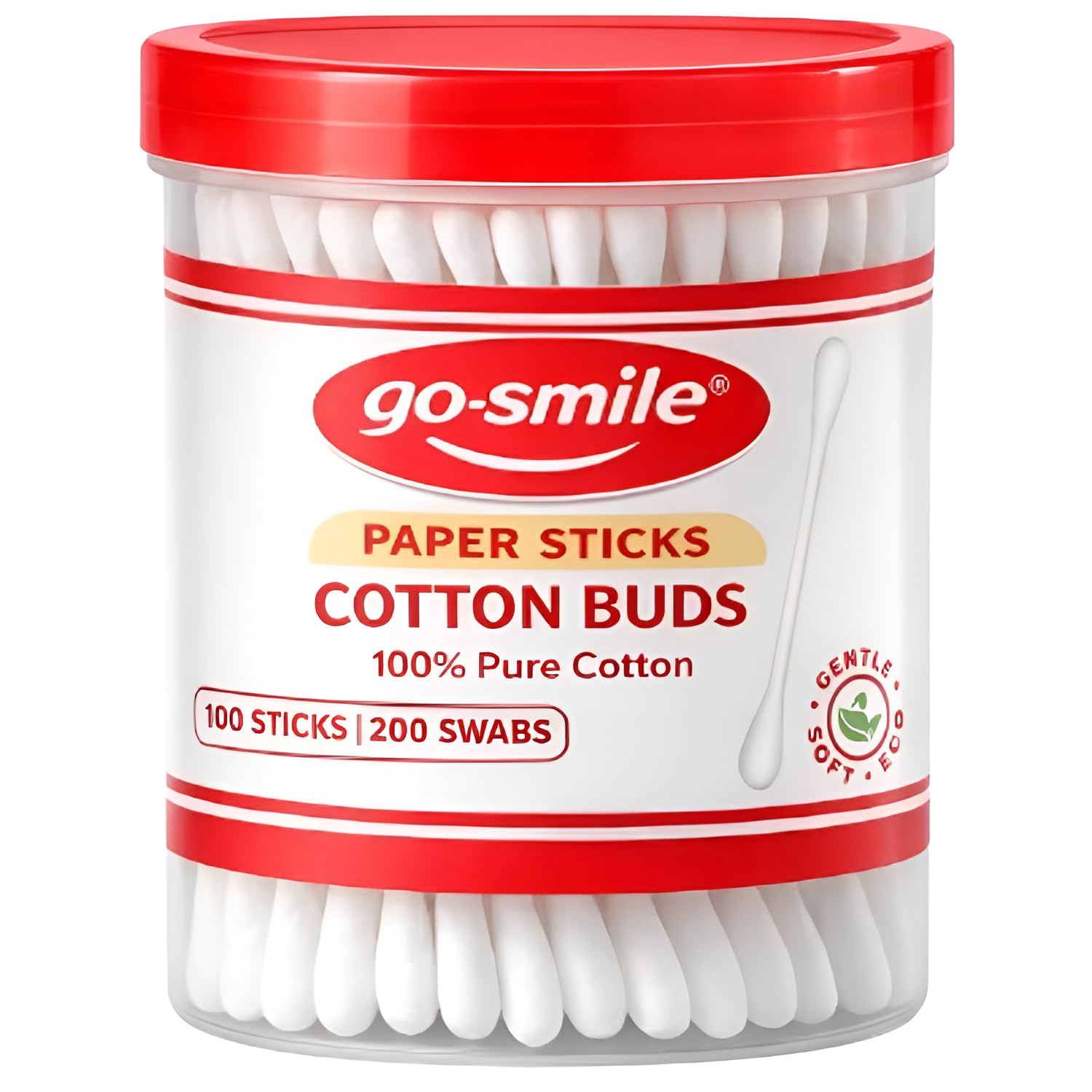 Cotton Ear Buds [200 Swabs] | Premium Paper Stick Cotton Swabs | 100% Pure & Soft Cotton (100 Sticks)-image-7