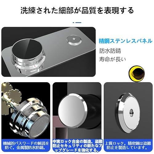 Amecke 【盗難防止アップグレード】ホームオフィス金庫 (高さ25cm,A) の商品画像 4