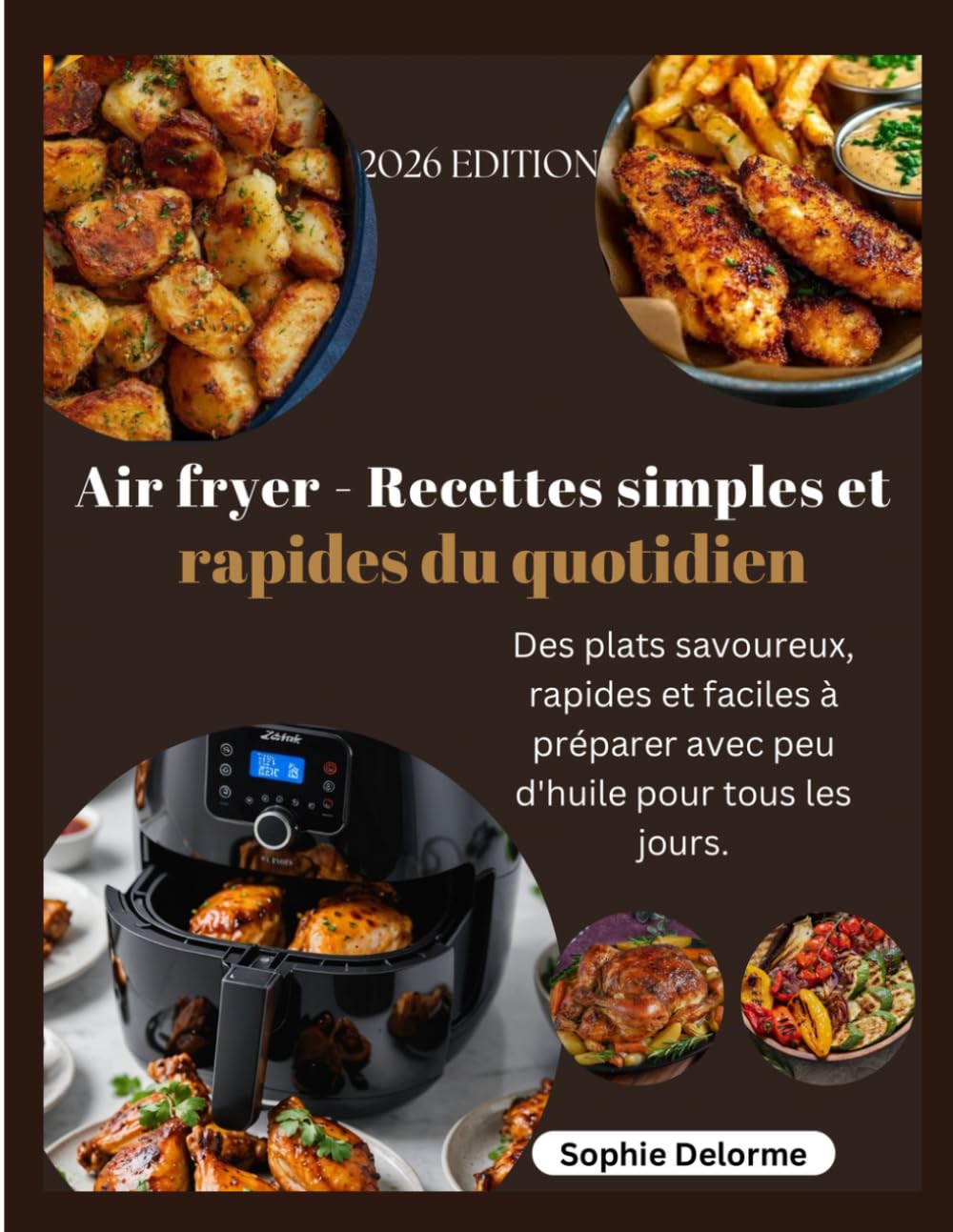 Air fryer - Recettes simples et rapides du quotidien: Des plats savoureux, rapides et faciles à préparer avec peu d'huile pour tous les jours.