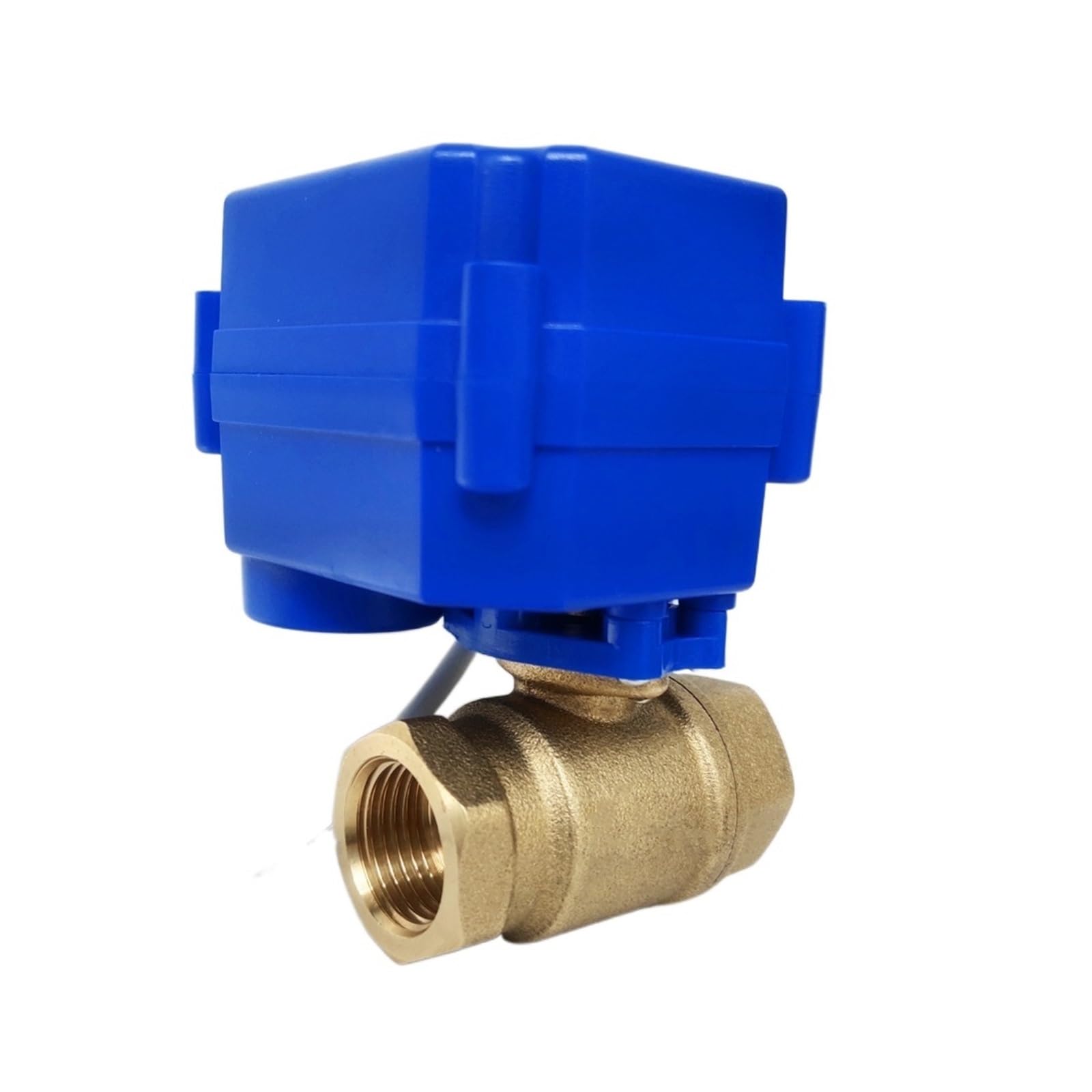 Valvola a sfera Valvola for motore elettrico da 1/2" in ottone, valvola motorizzata DC12V con 3 fili, valvola elettrica DN15 for il controllo 'acqua Per attrezzature per acqua potabile