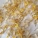ZP02 Chandelier Connectors Clips Pins For Fastening Crystals Parts, Chandelier Replacements 300pcs (Gold)