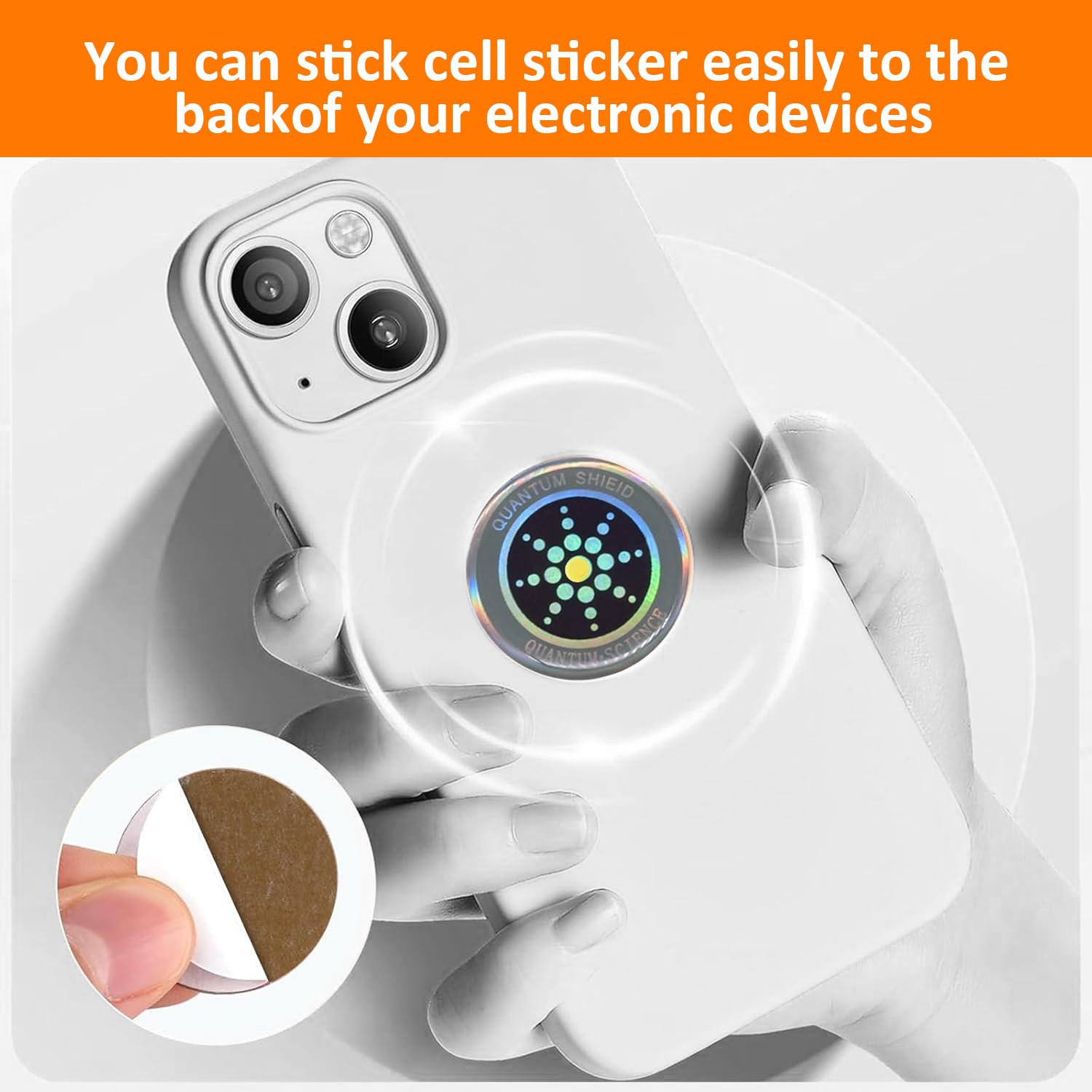 XFSRG Adesivi Decorativi Anti Radiazioni per Cellulari Protezione Radiazioni Cellulare Elegante e Funzionale Adesivi Anti-Radiazione per Tutti i Dispositivi Elettronici