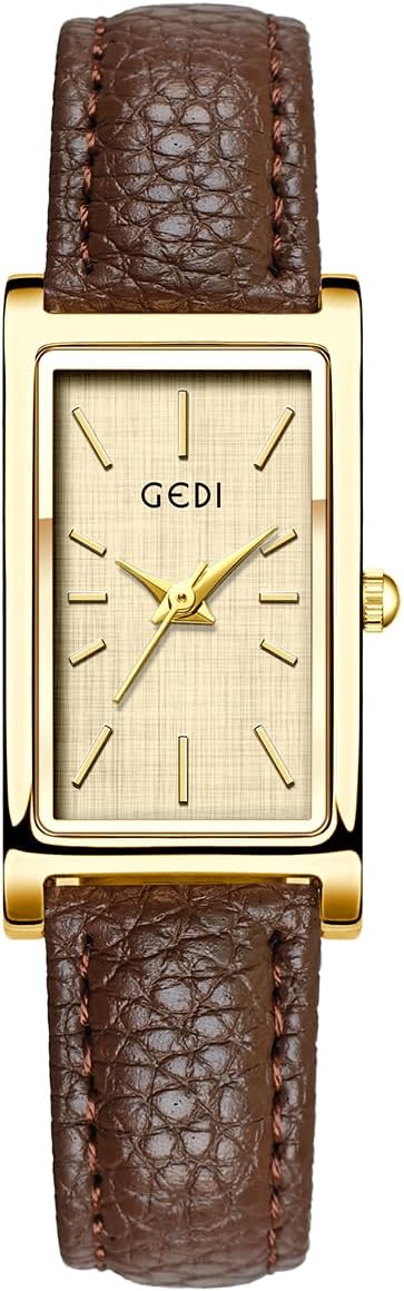 Women Quartz Watch Lady Stylish Rectangle Dress Watch with