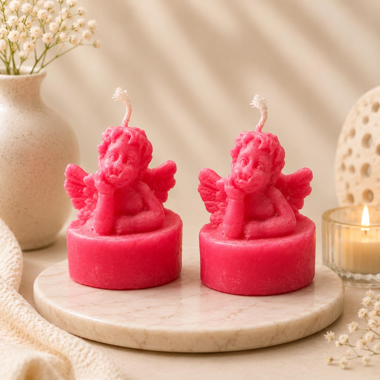 Fairy Theme Sculpted Candle for Creative Room Styling, Shelf Decoration & Gift Presentation-image-31