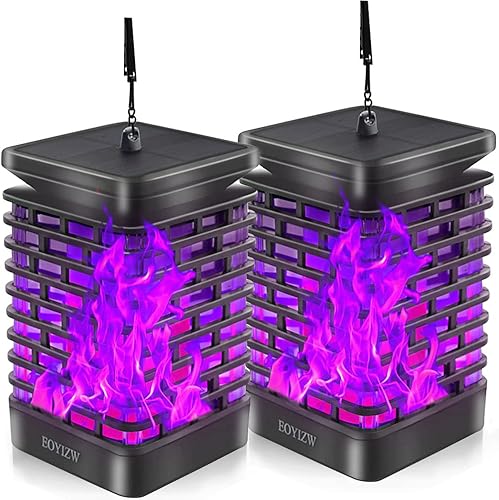 EOYIZW - Farol solar para colgar en exteriores, 99 ledes de baile parpadeantes para exteriores, resistente al agua, decoración de paisajes,