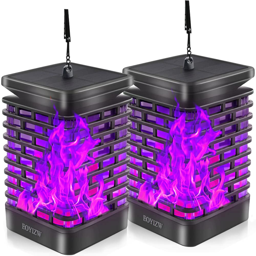 EOYIZW Solar Lights Outdoor, 99 LEDs Halloween Outdoor Lantern IP65 Waterproof Solar Garden Lights Decor for Halloween Garden Yard Porch Patio 2 Pack