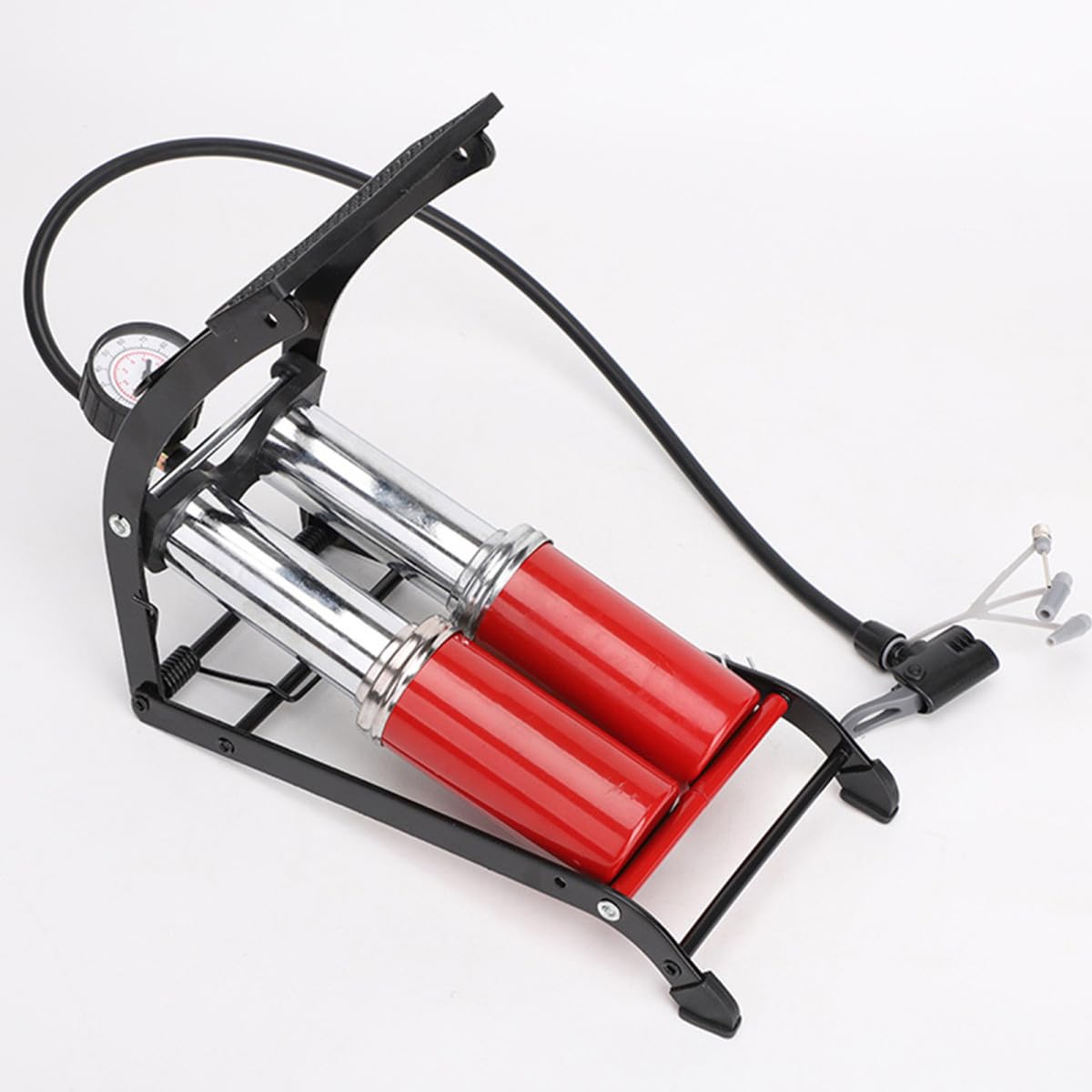 iplusmile Fußpumpe Fahrräder Inflator tragbare Luft Fahrrad Luftdruck Pedalluftpumpe Luftdruck der Pedale