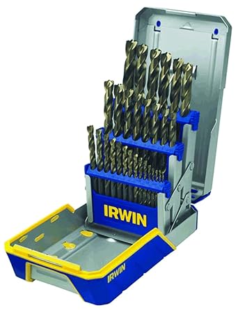 29 Piece Black and Gold Metal Index Drill Bit Set