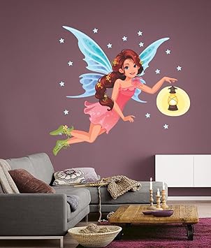Decor Villa™ 3D Fairy Big Size Wall Sticker just Peel &Stick New Modern Art & Trendy Wall Stickers for Home Decoration, Living Room,Office,Bedroom Prayer Room etc (DVHMS1625L) - image, photos