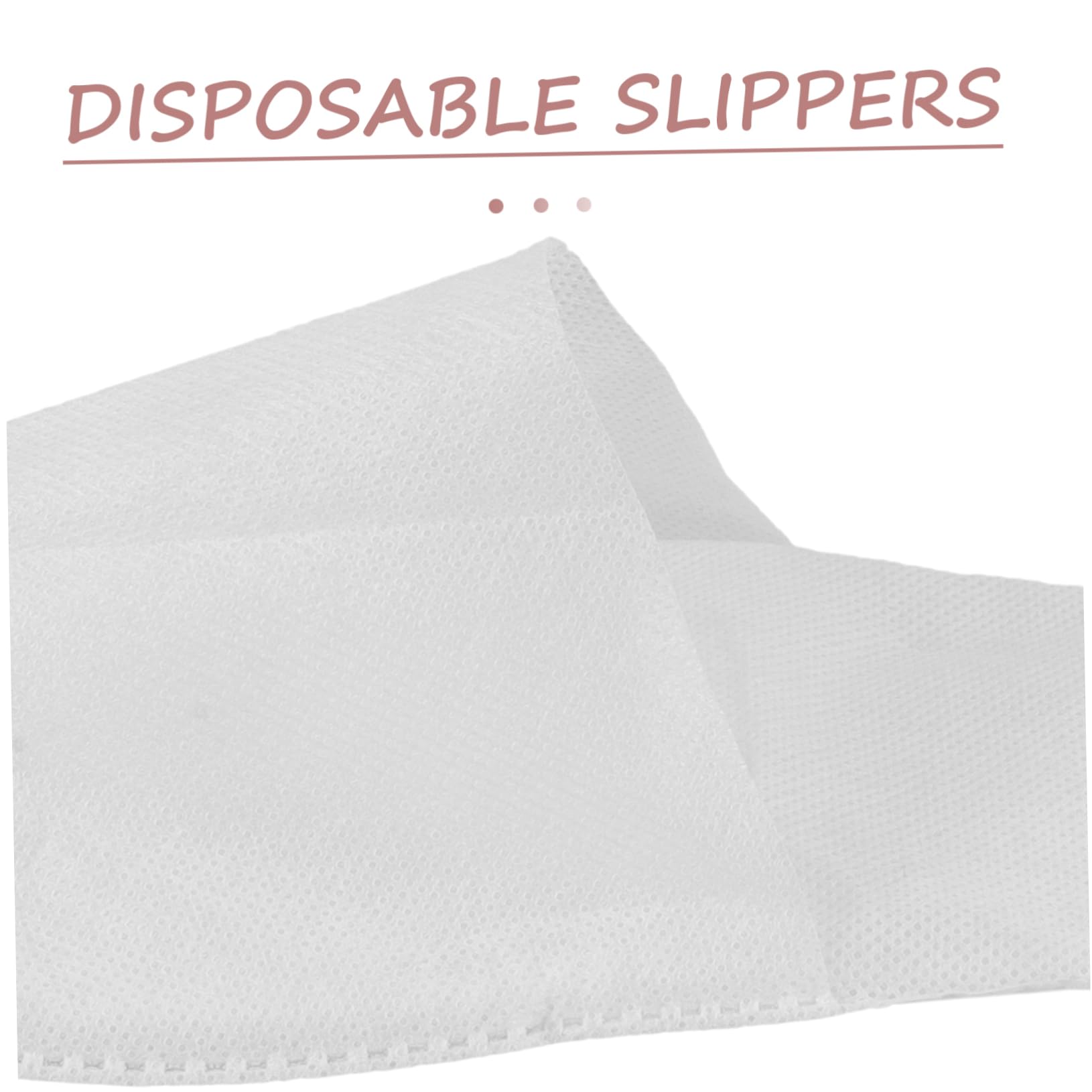 OUNONA Disposable Slippers for Spa Hotel Non-slip Closed-toe Slippers for Women Men for Guests