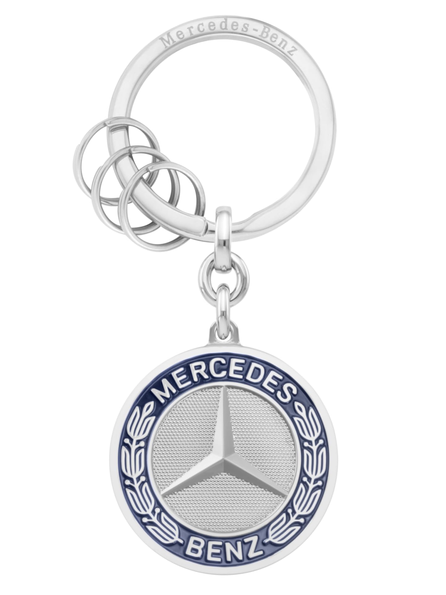 Mercedes-Benz Portachiavi Stuttgart Argento Acciaio Inossidabile