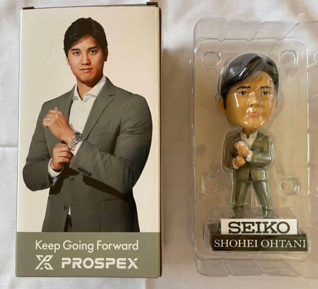 大谷翔平　SEIKO ASTRON ボブルヘッド人形　フィギュア　2個セット セイコー 大谷翔平選手 ボブルヘッド SEIKO フィギュア | よし