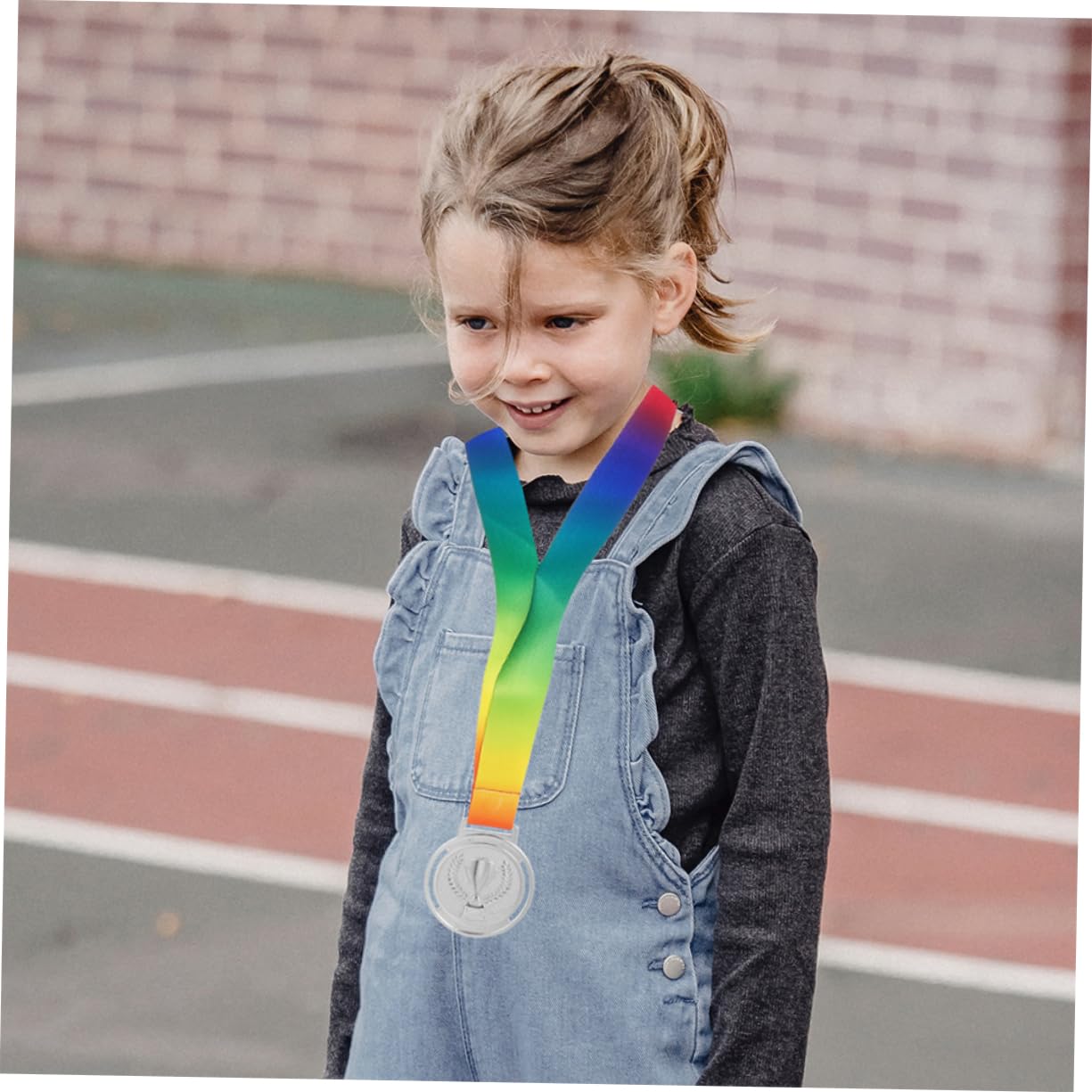 Abaodam Teiliges Medaillen Aus Metall Mit Lanyard Goldene Silberne Und Bronzefarbene Auszeichnungen Für Schulsportwettbewerbe Langlebige Anerkennungsmedaillen