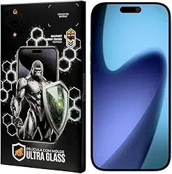 Gshield Película de Vidro Temperado Ionizado Anti-Reflexo Anti Impacto 100% de sensibilidade Tela Toda, Ultra Glass para (iPhone 17)