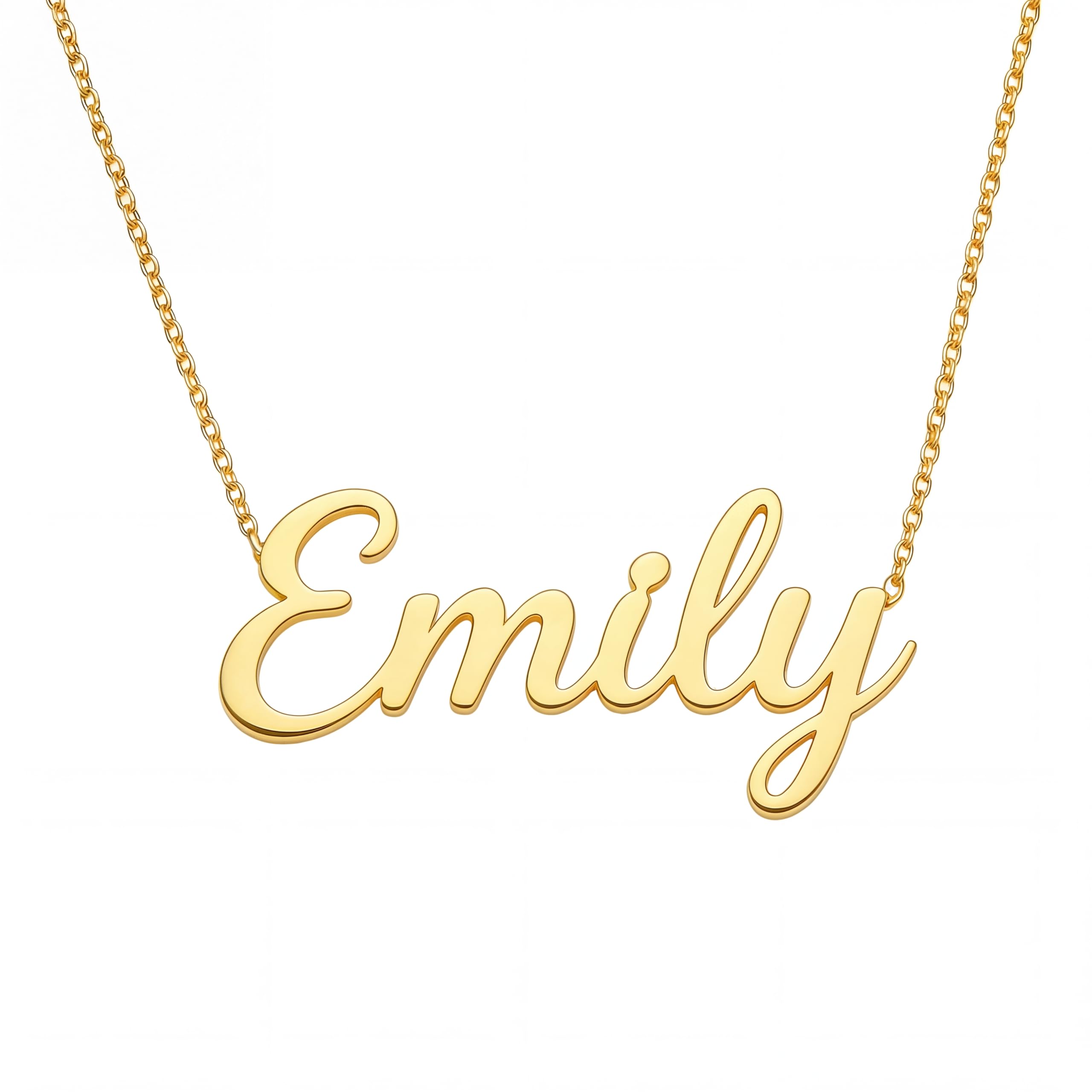 Personalized Necklace for Women, Custom Name Necklace 14K Solid Gold or Gold Vermeil, Mothers Day Gift for Mom from Son Daughter, Christmas Necklace