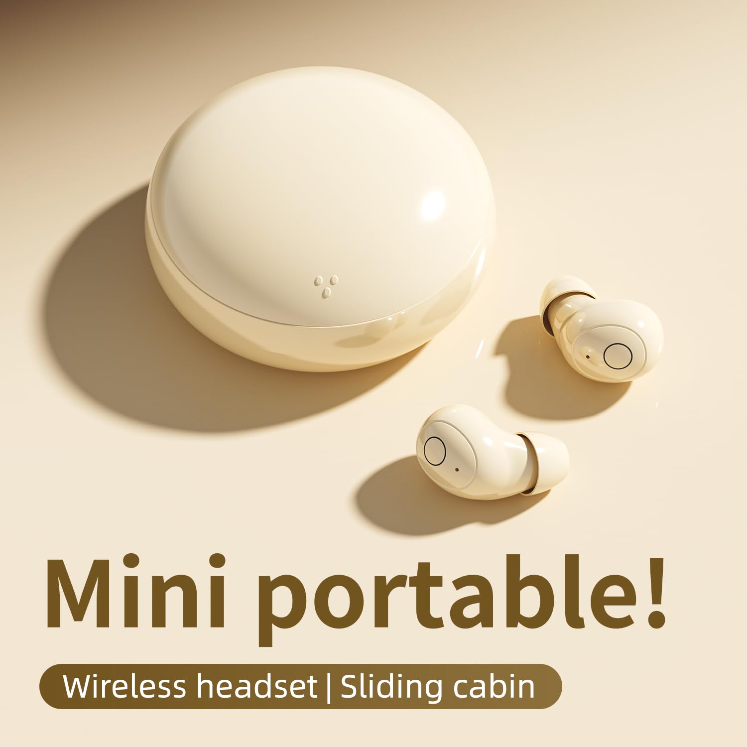 Mini auriculares invisibles para dormir de lado, auriculares inalámbricos con cancelación de ruido Bluetooth 5.4 con batería de larga duración, diseño apto para dormir, comodidad durante toda la noche