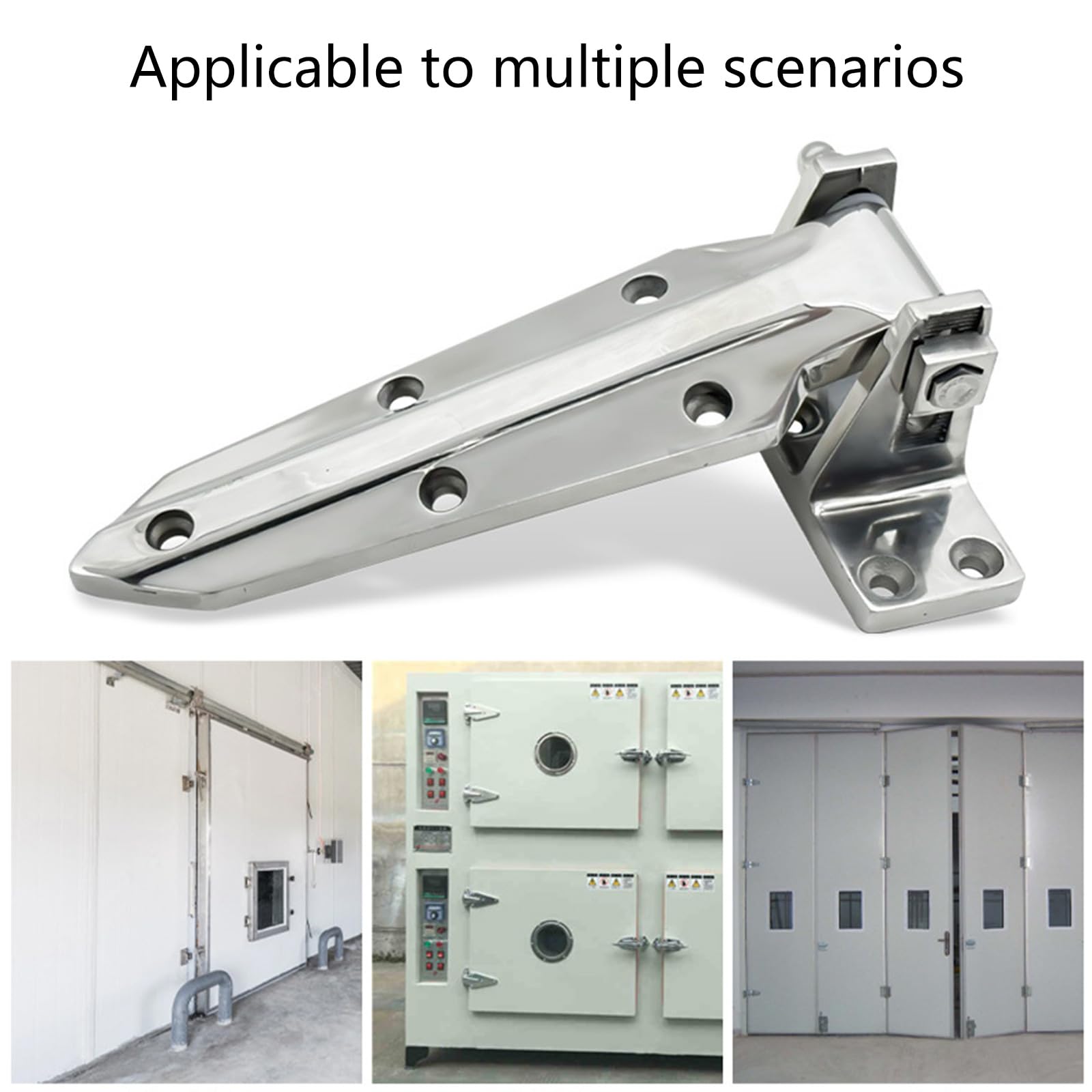 Prácticas bisagras de elevación reversibles para refrigeradores comerciales Puerta con elevación asistida por resorte y Zines Construcción de aleación Bisagras de puerta de refrigerador de aleación