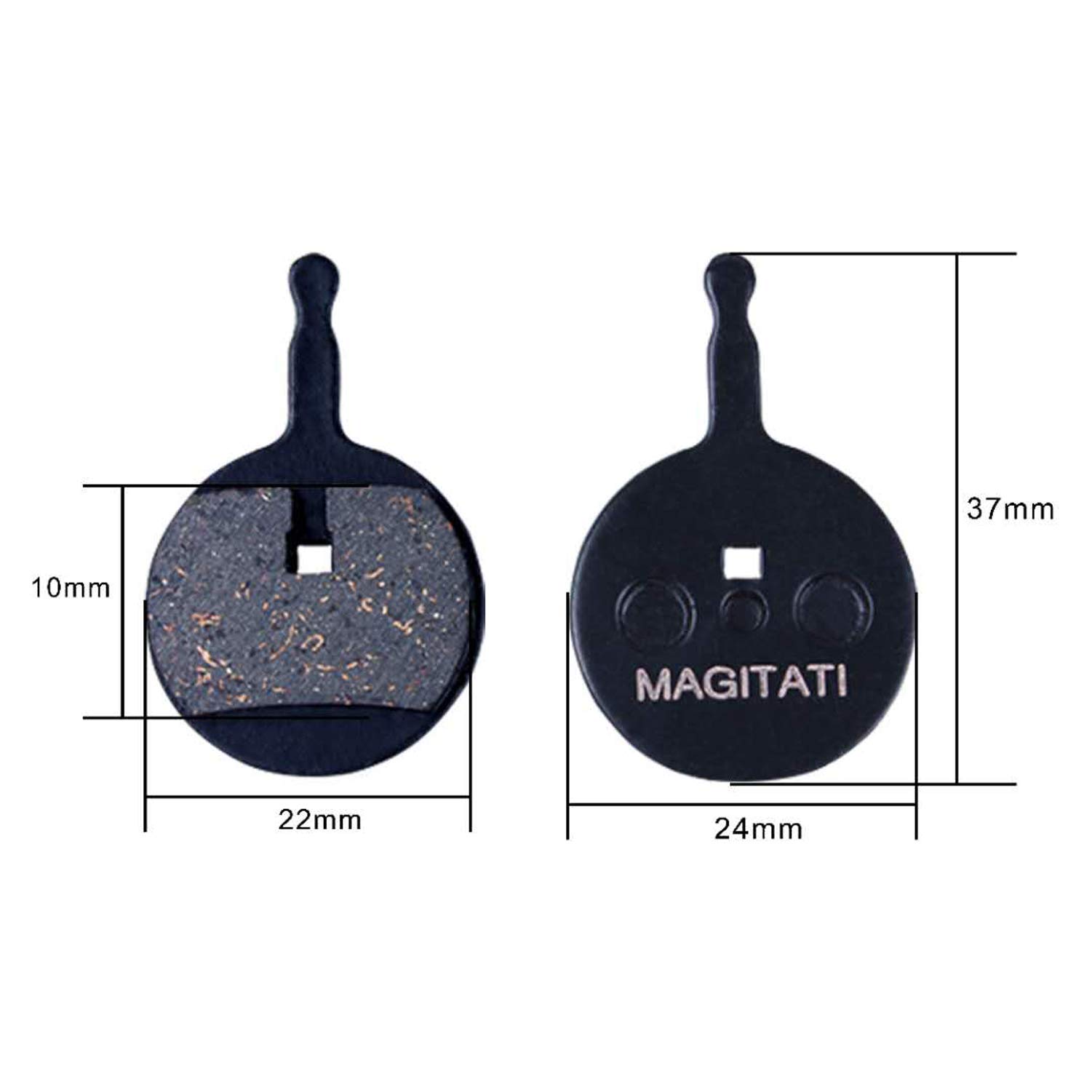 Lot De 4 Paires De Plaquettes De Frein à Disque De Vélo Compatibles Avec Roulement à Billes SRAM Avid 5 Plaquettes De Frein Mécaniques BB5 VTT, Compatibles Avec Merida Duke Pour VTT