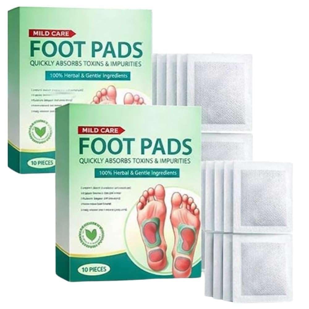 Detox Foot Patches with Natural Ingredients for Better Sleep, Relaxation, Foot Care, Pain Relief & Sleep Support, Herbal Foot Patch, pack of2(20pcs)-image-22