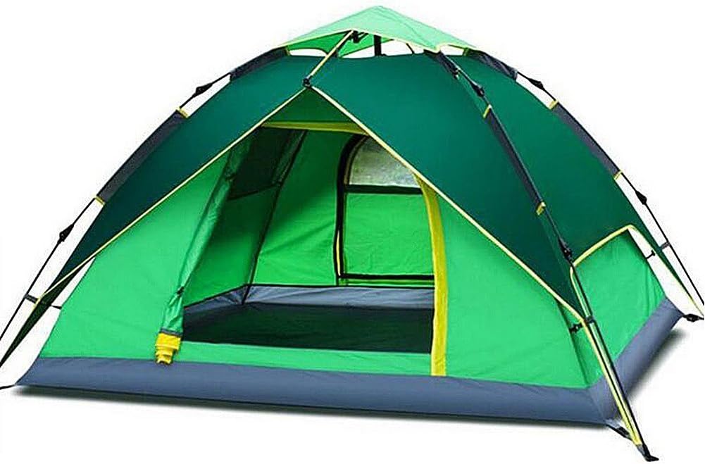 Towinle Pop-up Tent, Updated Version Hydraulic Camping Tent, Automatic Pop Up Tent, Camping Double Layer Tent, with Carry Bag for 3-4 Persons