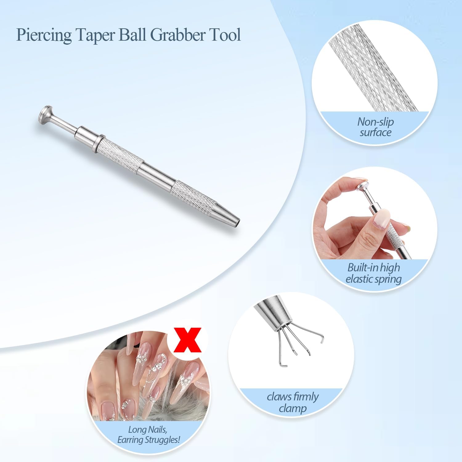 FUNLMO G23 Titanium Nose Rings Hoops Nose Piercings Horseshoe Nose Ring Daith Tragus Helix Rook Cartilage Eyebrow Lip Piercing Jewelry Septum Rings - Image 6