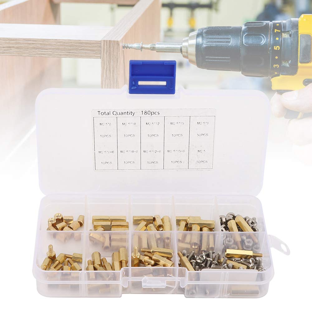 Easy Operation Screw Spacer, Practical Standoff Sp,acer Pillar Compact Size Woodworking for Building-image-16