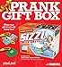 Prank-O Sizzl - Bacon Scented Dryer Sheets Prank Gift Box, Novelty Gifting Box for Pranksters, White Elephant and Secret Santa Holiday Gift Wrap, Christmas Gift Box Empty