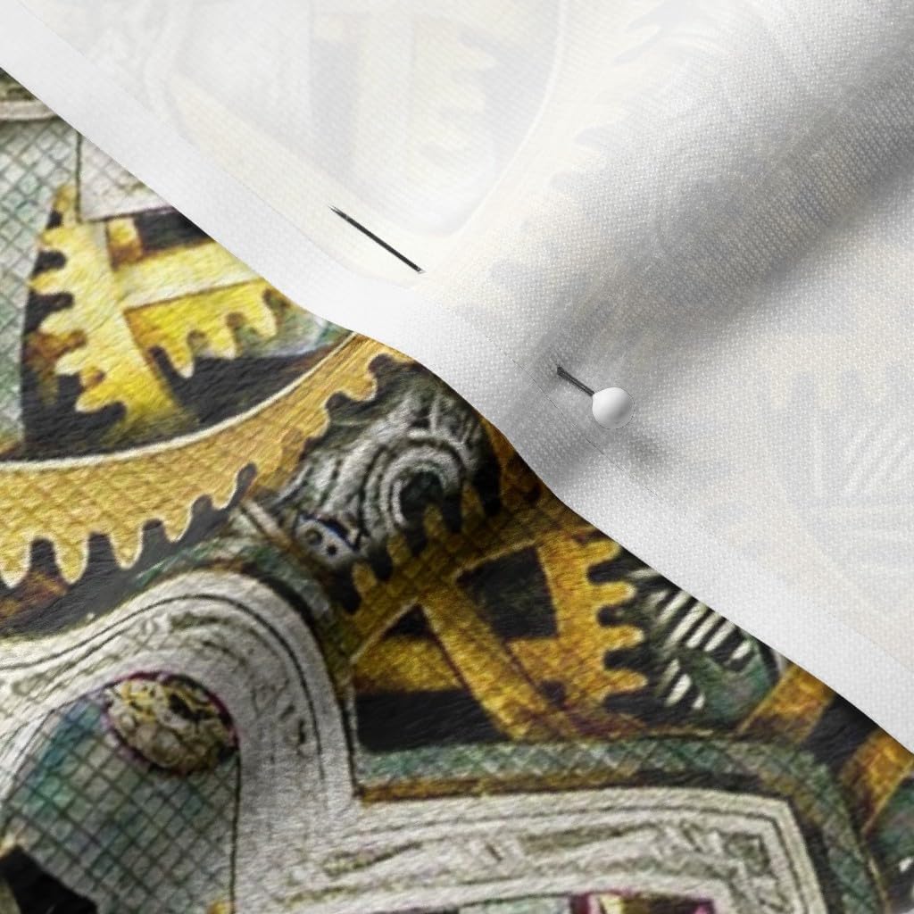 Spoonflower Fabric - Medium Steampunk Fashion Home Decor Printed on Minky Fabric by The Yard - Sewing Baby Blankets Quilt Backing Plush