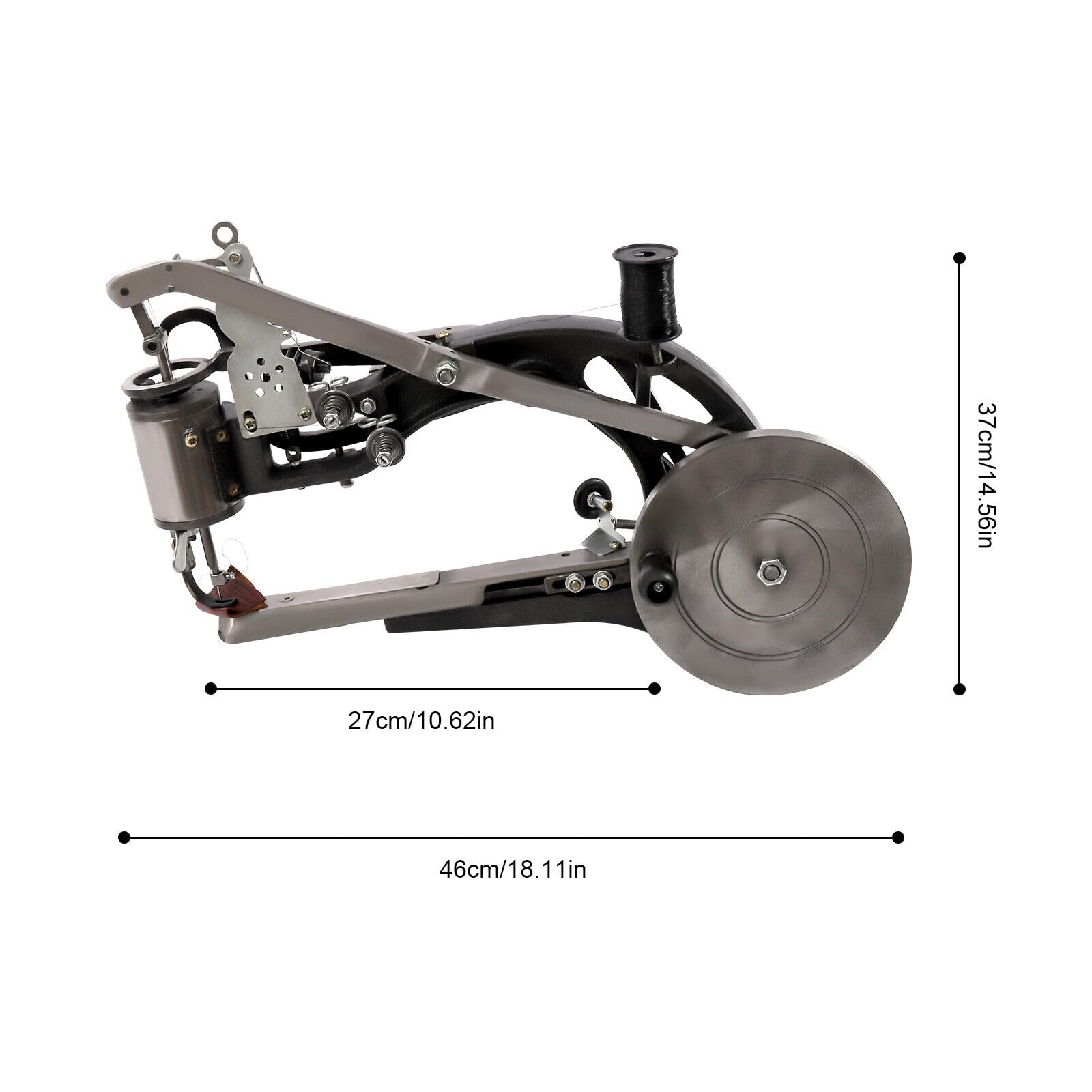 Macchina per scarpe, manuale calzolaio scarpa macchina creatore calzolaio/sellatore pelle cucito mano Cobbler riparazione macchina per scarpe supporto filo di nylon, filo di cotone e