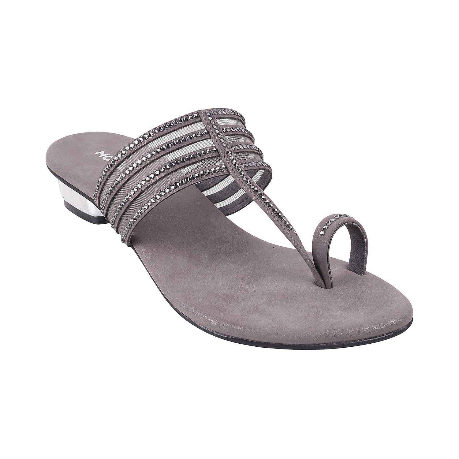 Mochi Womens Synthetic Gun Metal Slip Ons (Size (7 UK (40 EU)) (B09P46S7GS) Amazon Price History, Amazon Price Tracker